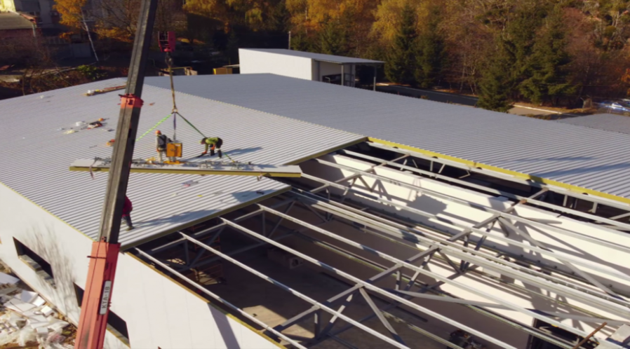 sandwich panel roofing UAE