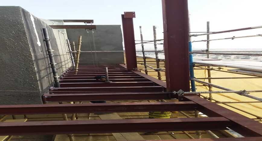 steel slab extension UAE for building expansion