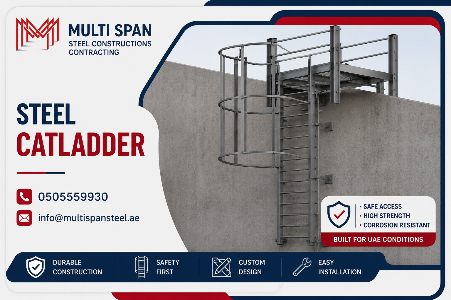 Cat Ladder Fabricator in Dubai 1 Cat Ladder Fabricator in Dubai