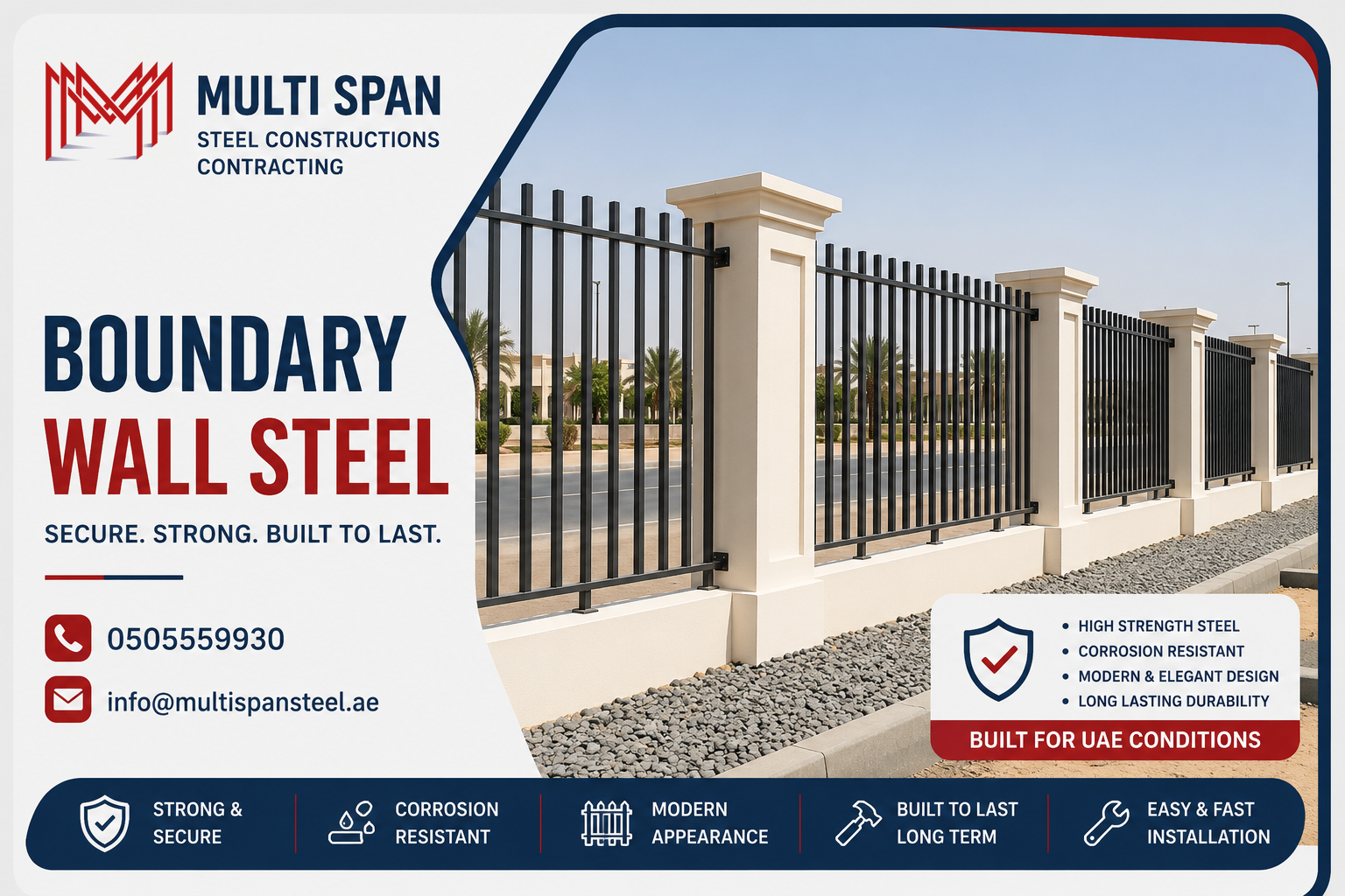 Fencing Steel Works in Dubai