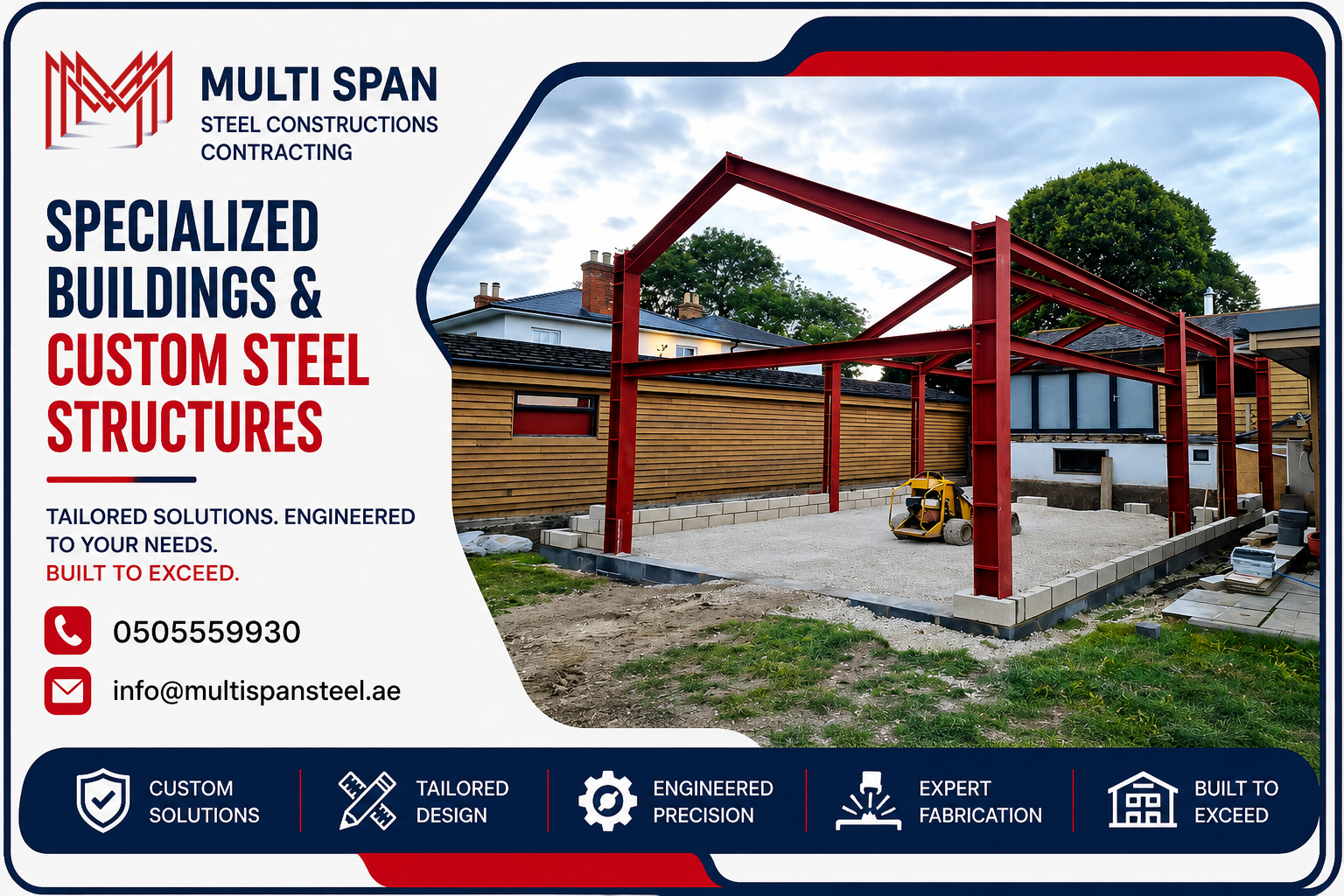Specialized Buildings & Custom Steel Structures 1 Custom Steel Buildings Dubai